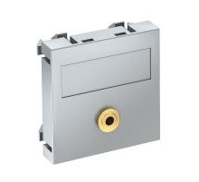 Мультимедийная рамка Audio-Klinke Modul45 (серебристый) (MTG-MK L AL1)  6104952  OBO Bettermann