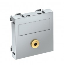 Мультимедийная рамка Audio-Klinke Modul45 (серебристый) (MTG-MK L AL1)  6104952  OBO Bettermann