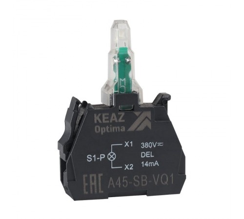 Световой блок OptiSignal D22 A45-SB-VQ1 белый 380 В AC с защитой от наводок ZBVQ1  362254  КЭАЗ