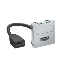 Мультимедийная рамка HDMI Modul45 (серебристый) (MTG-HD F AL1)  6104832  OBO Bettermann
