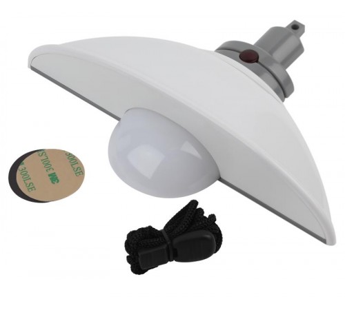 Ночник - светильник светодиодный NLED-488-1W-MS-W настенный на батарейках с пультом белый  Б0051478  ЭРА