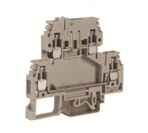 DSS.4, зажим с 2 уровнями, верхний разъединяемый 4 кв.мм бежевый  ZDS400  DKC