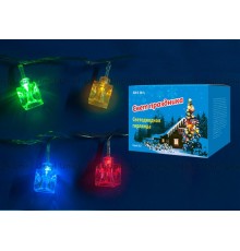Гирлянда светодиодная  "Кубики" с контроллером  ULD-S0280-020/DTA MULTI IP20 CUBES   20 диодов 28 м разноцветная IP20 шнур прозр..  07918  Uniel