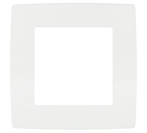 Рамка для розеток и выключателей ЭРА Серия 12 12-5001-01М на 1 пост, белый матовый   Б0065734  ЭРА