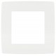 Рамка для розеток и выключателей ЭРА Серия 12 12-5001-01М на 1 пост, белый матовый   Б0065734  ЭРА