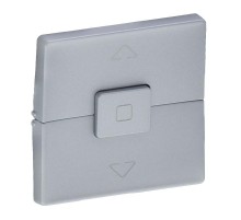 Valena LIFE Алюминий Накладка выключателя жалюзийного  755142  Legrand