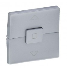 Valena LIFE Алюминий Накладка выключателя жалюзийного  755142  Legrand