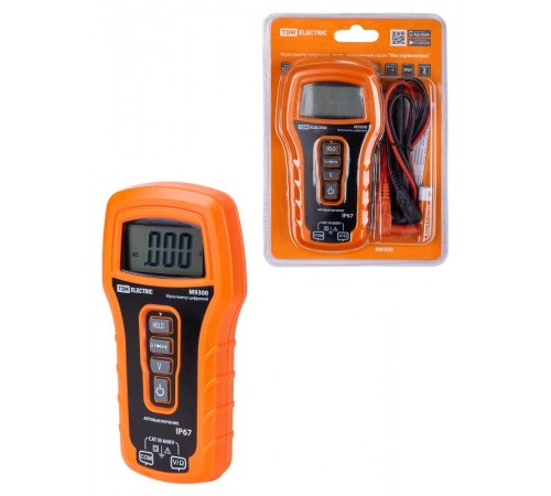 Мультиметр цифровой  пыле- защищенный серия "МастерЭлектрик" М9300 (IP67)   SQ1005-0012  TDM