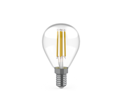 Лампа светодиодная   Basic Filament Шар 5,5W 530lm 4100К Е14 LED (3 лампы в упаковке) 1/20  1051126T  Gauss