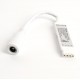 Контроллер RGB min для светодиодной ленты с П/У белый, 12-24V, LD66  48032  FERON