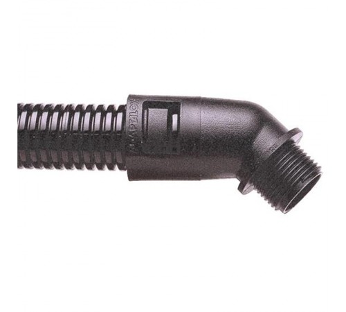 Фитинг AL13/038/45/BL, 45°, полиамид 66, черный, резьба 038, d13, 10 шт. в пачке  7TCA296000R0161  ABB