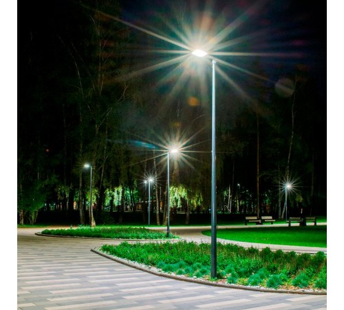 Уличный светодиодный светильник 100W 100-265V/50Hz цвет серый (IP65), SP3060  48687  FERON