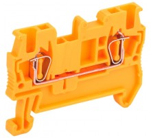 Клемма пружинная КПИ 2в-1,5 17,5А оранжевая   YZN11-001-K09  IEK 