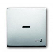 Клавиша для механизма 1-клавишного выкл./перекл./кнопки, с прозрачной линзой и символом "КЛЮЧ", серия pur/сталь  1751-0-2960   2CKA001751A2960  ABB