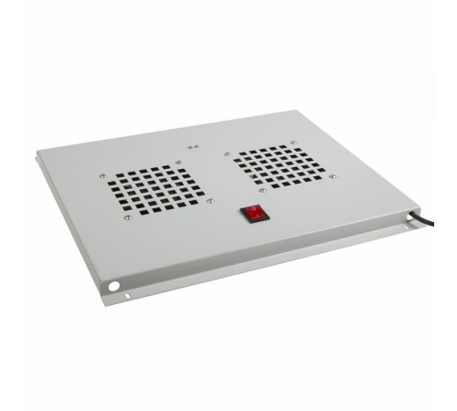 Модуль вентиляторный потолочный с 2-мя вентиляторами, без термостата, для шкафов серии Standart с глубиной 600мм  04-2600  REXANT