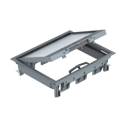 Лючок GES6-2U (универсальный) 9xModul45 (полиамид,серый) (GES6-2U10T 7011)  7405321  OBO Bettermann