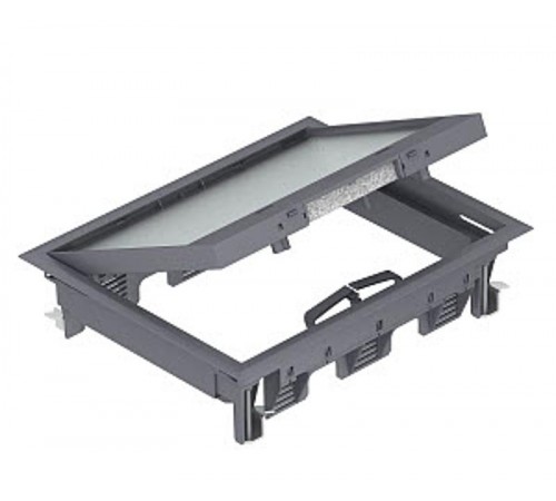 Лючок GES6-2U (универсальный) 9xModul45 (полиамид,серый) (GES6-2U10T 7011)  7405321  OBO Bettermann