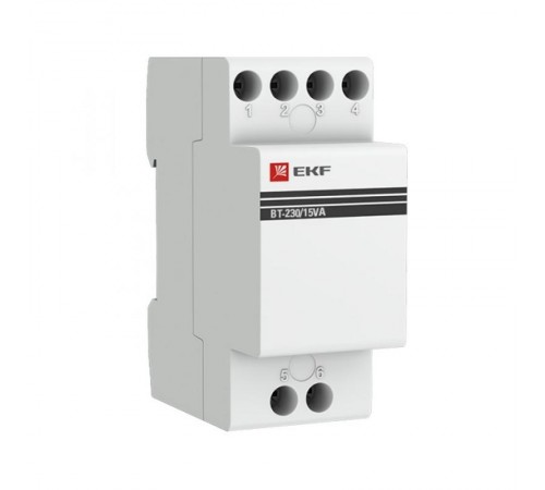 Трансформатор звонковый модульный BT-230В/12-12В 15ВА EKF PROxima  bt-230/15va  EKF