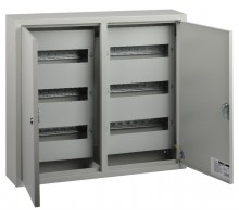 Корпус металлический навесной  ЩРН-72 2-х дверный (540х600х120) IP31 УХЛЗ серый   Б0062915  ЭРА