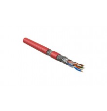 SFUTP4-C5E-P26-IN-LSZH-RD-305 (305 м) Кабель витая пара, экранир. SF/UTP, категория 5e, 4 пары(26 AWG), многожил. (patch)LSZH  445021  Hyperline