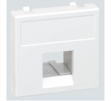 Simon Connect Адаптер универсальный на 1 RJ45 коннектор, модуль К45, без защит.шторкок, белый  K076-9  Simon