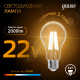 Лампа светодиодная Filament А70 22W 2000lm 2700К Е27 LED 1/10/40  102902122  Gauss