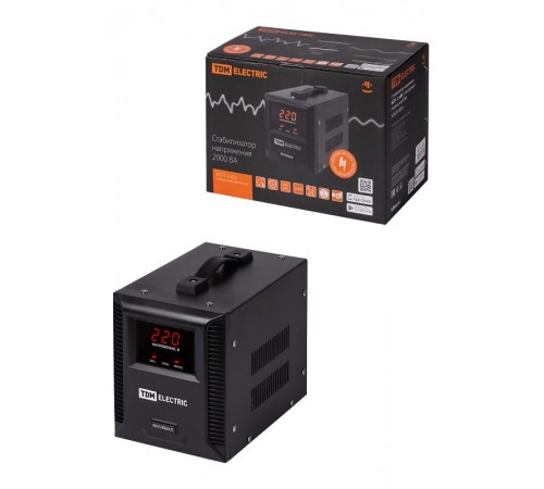 Стабилизатор напряжения БСР1-2,0 кВА электронный переносной  SQ1201-0034  TDM