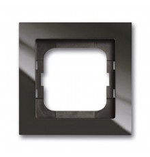 Рамка 1-постовая, серия axcent, цвет ch?teau-black  1754-0-4491   2CKA001754A4491  ABB
