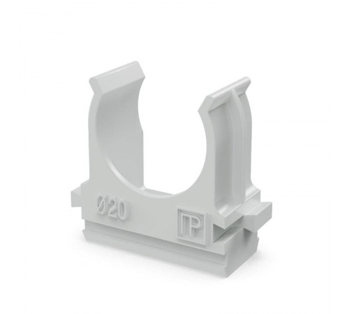 Крепеж-клипса для труб Полистирол д20 (10шт/1000шт уп/кор)  PR.02720м  Промрукав
