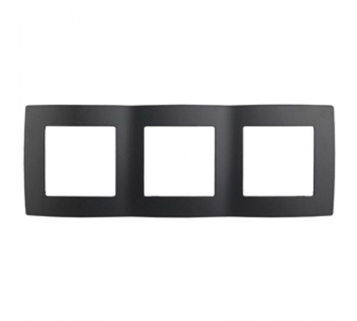 Рамка на 3 поста 12-5003-05  ,  антрацит  Б0014765  ЭРА