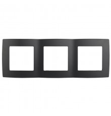 Рамка на 3 поста 12-5003-05  ,  антрацит  Б0014765  ЭРА