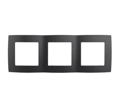 Рамка на 3 поста 12-5003-05  ,  антрацит  Б0014765  ЭРА