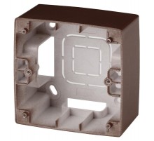 12-6101-13 ЭРА Коробка наклад. монтажа 1 пост, Эра12, бронза  Б0043167  ЭРА