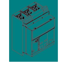 Комплект силовых выводов стационарного выключателя F E1.2 F 4шт  1SDA073974R1  ABB