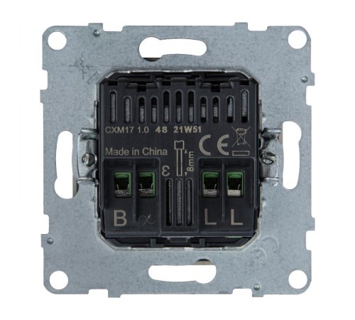 SUNO Светорегулятор с поворотной ручкой универсальный 300Вт без нейтрали. Цвет "Слоновая кость"  721279  Legrand