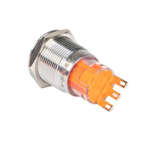 Кнопка S-Pro67 19 мм с фикс. без подсв PROxima  s-pro67-200  EKF