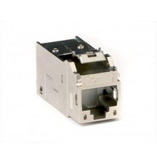 Модуль Keystone RJ45 CAT5E экранированный, серебристый  RNK5EFSL  DKC