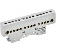 TEKFOR Шина L "фаза" изолированная на универсальном держателе 8х12-14-Ср  TF-NN20-14-KL-K03  IEK