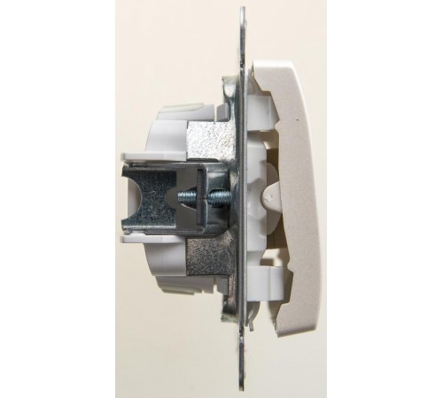 Glossa Перламутр Выключатель 2-клавишный, сх.5, 10АХ  GSL000651  SE