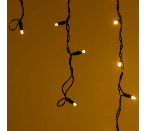 Светодиодная гирлянда ARD-EDGE-PRO-4000x600-BLACK-128LED-MILK-FLASH Warm/Warm (230V, 8W) (Ardecoled, IP65)  034129  Arlight