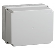 Коробка распределительная КМ41274 для о/п 240х195х165 мм IP55 (RAL7035, кабельные вводы 5 шт)  UKO10-240-195-165-K41-55  IEK