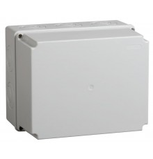 Коробка распределительная КМ41273 для о/п 240х195х165 мм IP44 (RAL7035, кабельные вводы 5 шт)  UKO10-240-195-165-K41-44  IEK