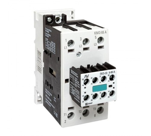 Комплект КМЭ 65А 400В АС с дополнительными контактами 2НО+2НЗ EKF AVERES  ctr-s-70-00-400-av-22  EKF