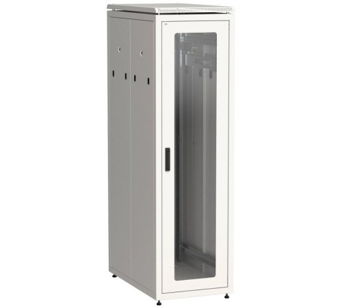Шкаф сетевой 19" LINEA N 33U 600х1000 мм стеклянная передняя дверь серый  LN35-33U61-G  ITK