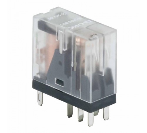 Одиночное реле, 2 перекидных контакта, 24 В DC  IR-24DC-2CO  DKC