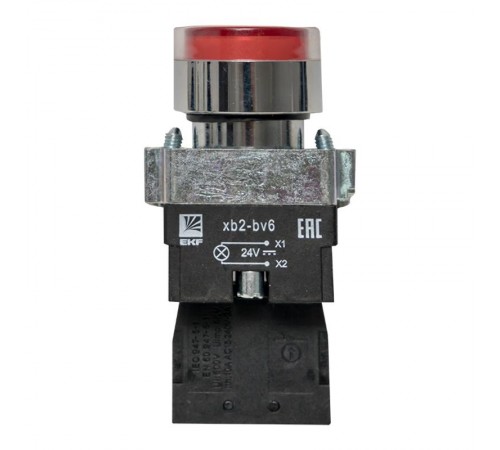 Кнопка BA42 с подстветкой 24В красная NC PROxima  xb2-bw42-24  EKF