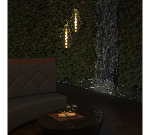 Лампа светодиодная LED Filament Honeycomb E27 8.5W Amber 660lm 2000K 1/2  161802105  Gauss