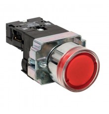 Кнопка BA42 с подстветкой 24В красная NC PROxima  xb2-bw42-24  EKF