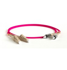 FC-D2-504-LC/PR-ST/PR-H-0.5M-LSZH-MG Патч-корд волоконно-оптический (шнур) MM 50/125(OM4), LC-ST, 2.0 мм, duplex, LSZH, 0.5 м  378207  Hyperline