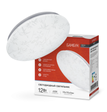 Светильник светодиодный DECO 12Вт 230В 6500К 780лм 190х65мм БАМБУК  4690612022208  IN HOME